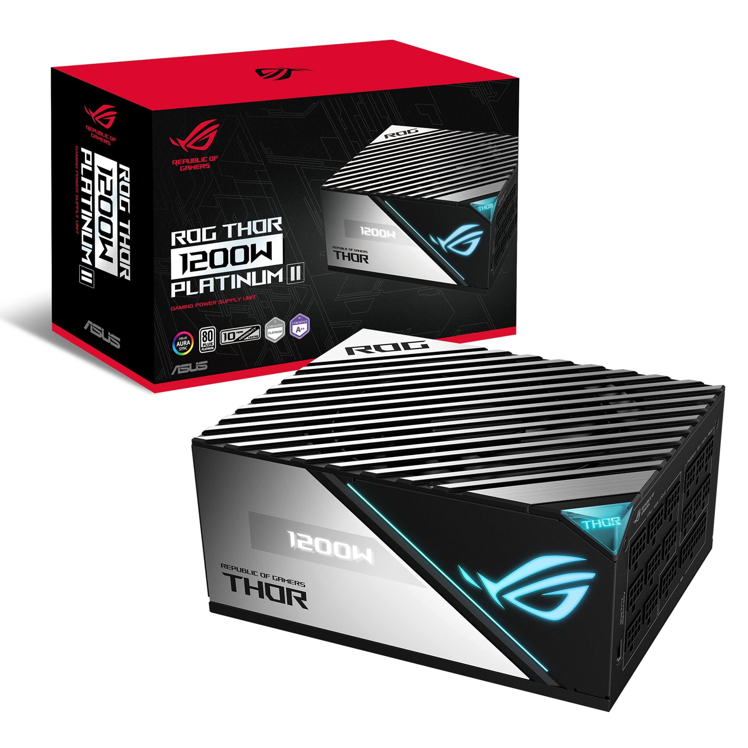 asus-rog-thor-1200w-platinum-ii-bloc-d-alimentation-pc-80-platinum image 1