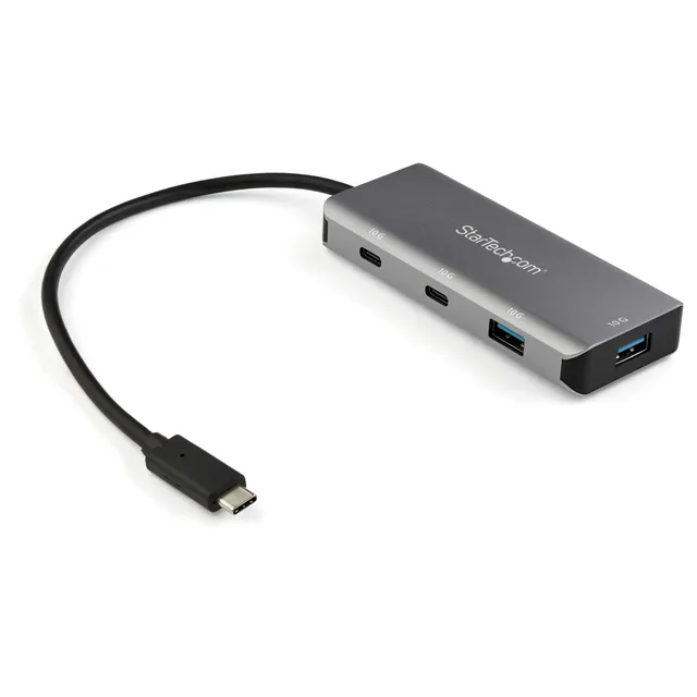 startech-com-hb31c2a2cb-hub-usb-c-4-ports-10gbps-2x-usb-a-2x-usb-c image 1