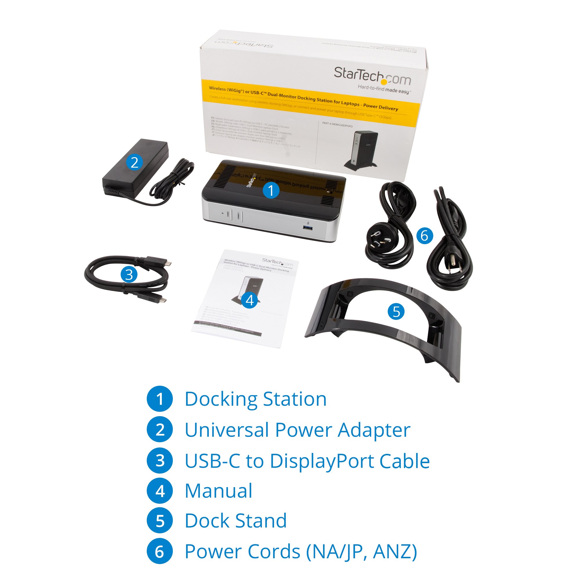 startech-com-dkwg30dphpdu-station-d-accueil-wigig-usb-c-double-cran-avec-power-d image 7