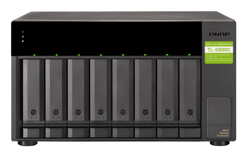 qnap-tl-d800c-bo-tier-d-extension-jbod-8-baies-2-5-3-5-usb-c-10-gbit-s image 7