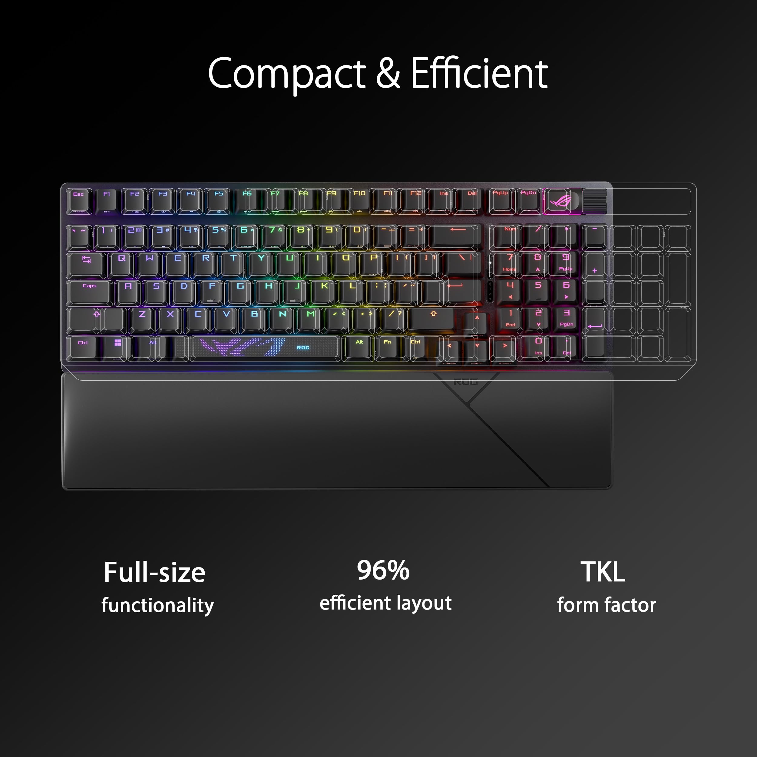 asus-rog-strix-scope-ii-96-wireless-clavier-m-canique-gaming-azerty-tri-mode image 2