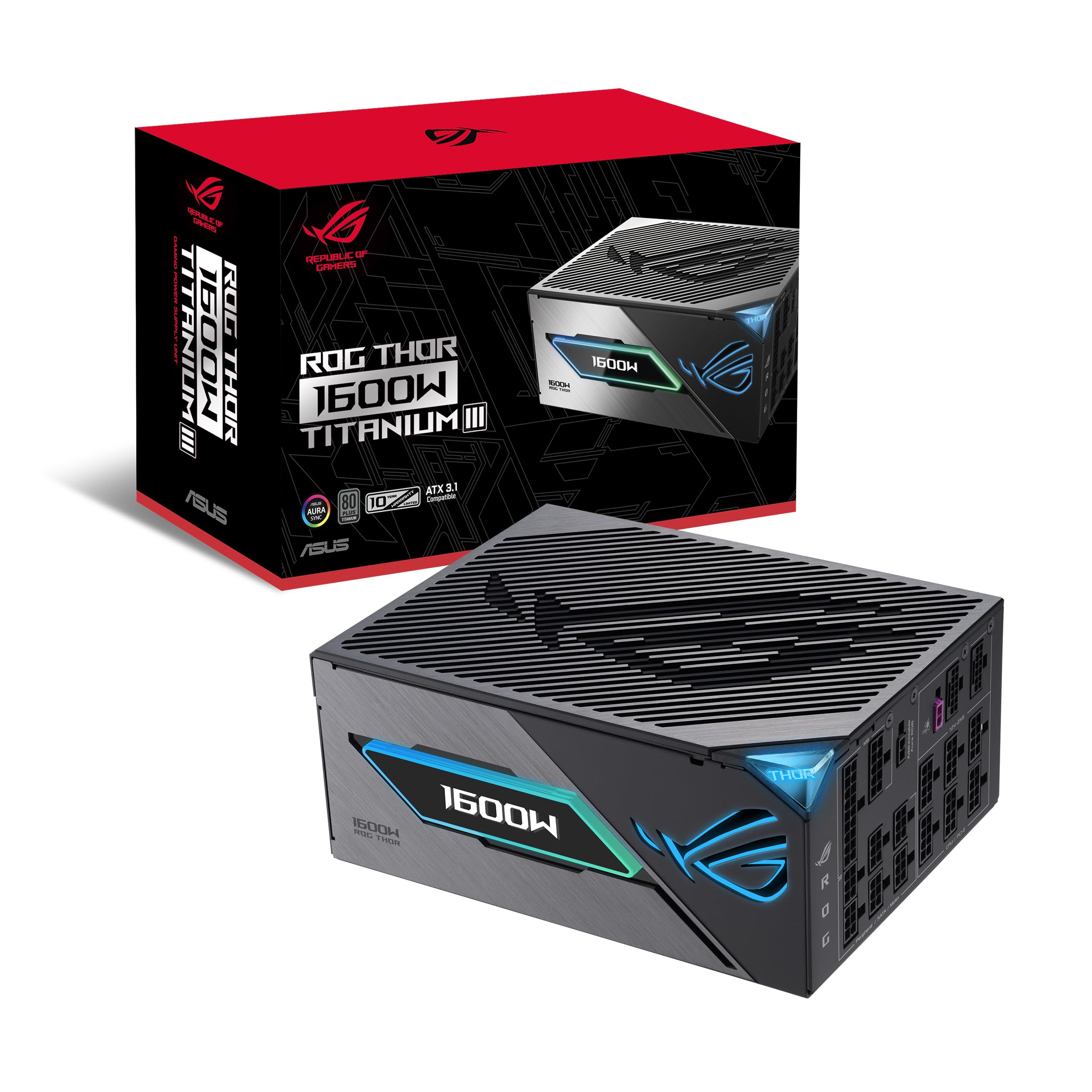 asus-rog-thor-1000w-platinum-iii-bloc-d-alimentation-atx-3-1-pcie-5-1-gan-oled image 8