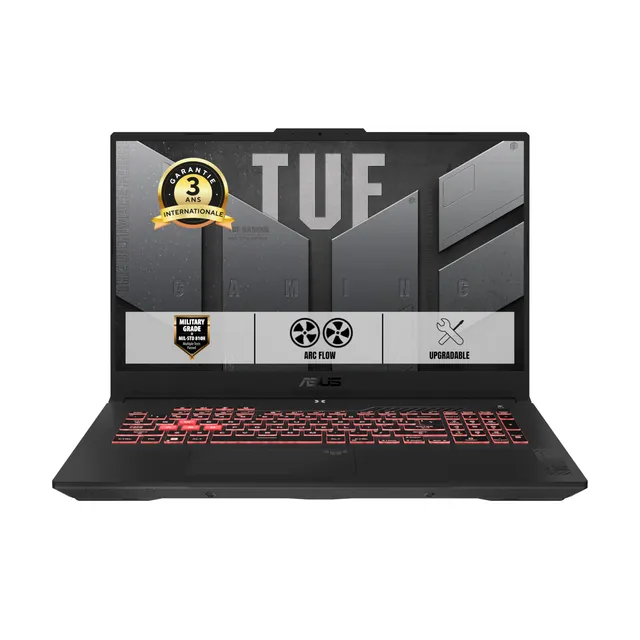 asus-rog-tuf-gaming-a17-tuf707nur-hx004w-pc-portable-17-3-fhd-144hz-rtx-4050 image 1