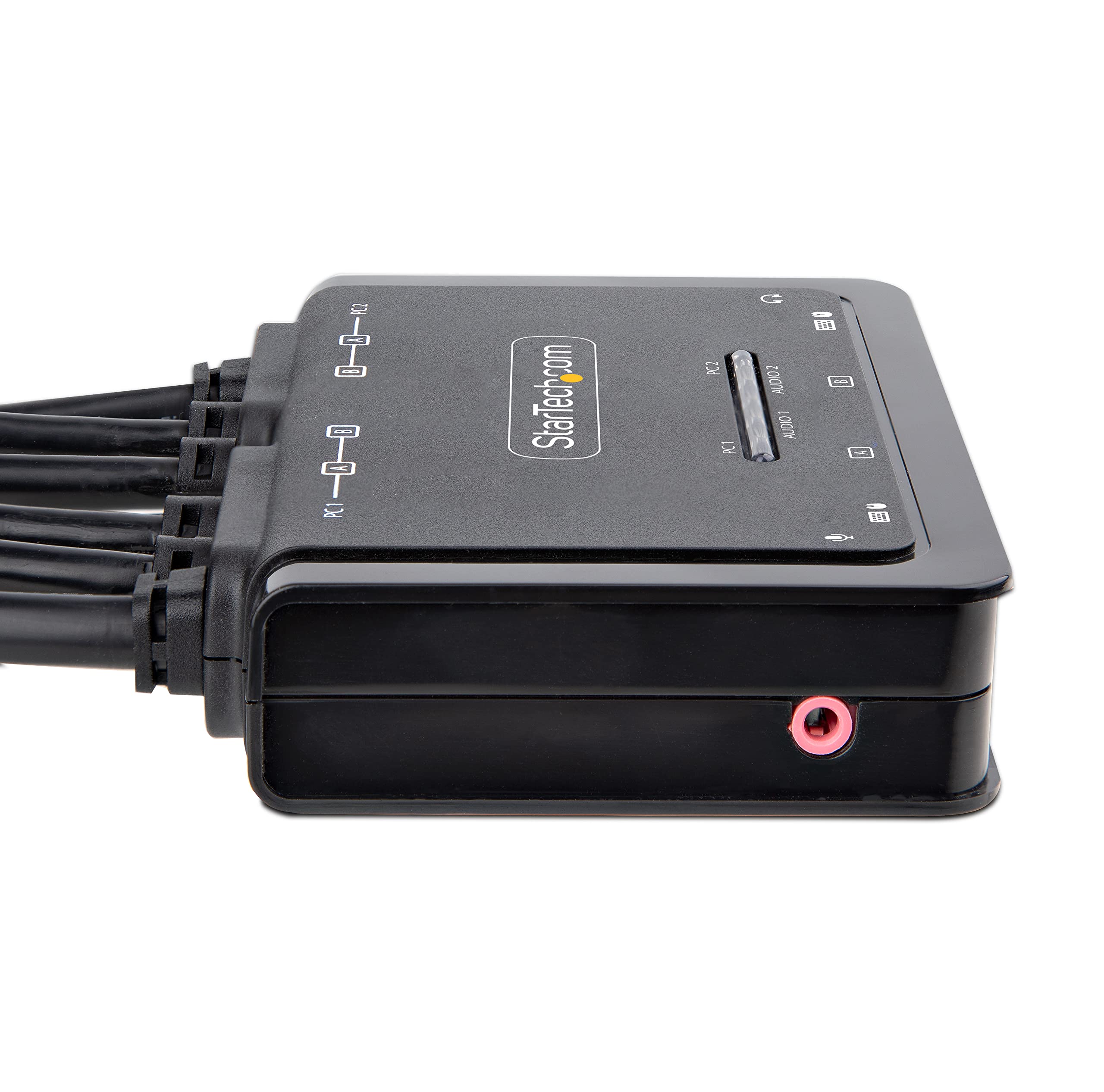 startech-com-switch-kvm-displayport-2-ports-double-cran-4k-60hz-aliment-usb image 4
