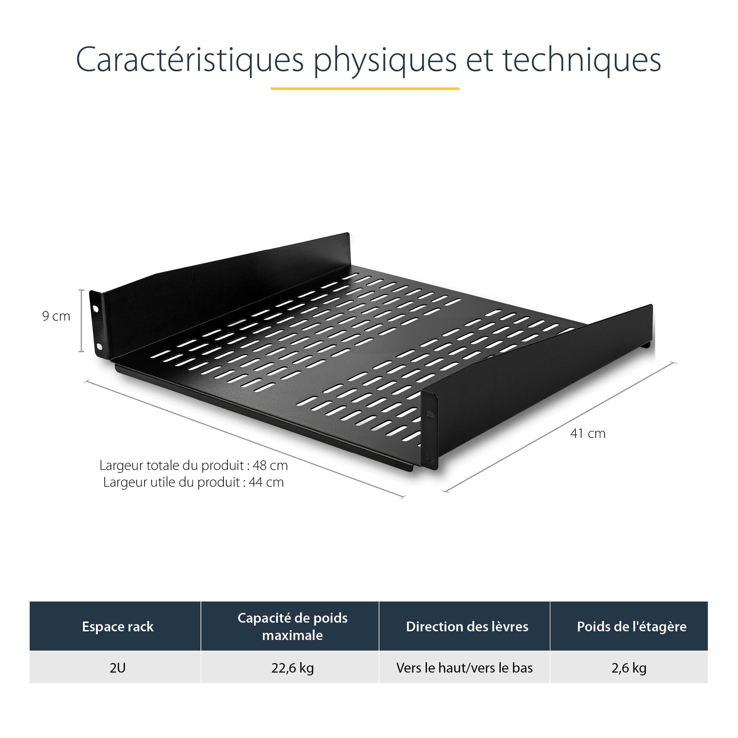 startech-com-cabshelfv-tag-re-rack-serveur-2u-ventil-e-cantilever-19-pouces-acie image 4