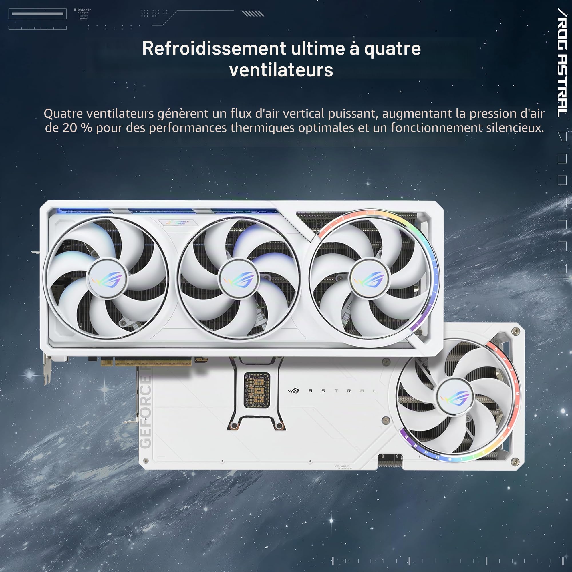 asus-rog-astral-rtx-5080-oc-edition-16gb-gddr7-blanche-pcie-5-0 image 2