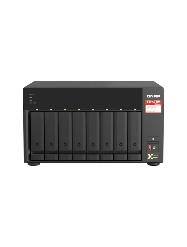 qnap-ts-873a-8g-nas-8-baies-amd-ryzen-8go-ram-2-5-gbe-sans-disque image 1