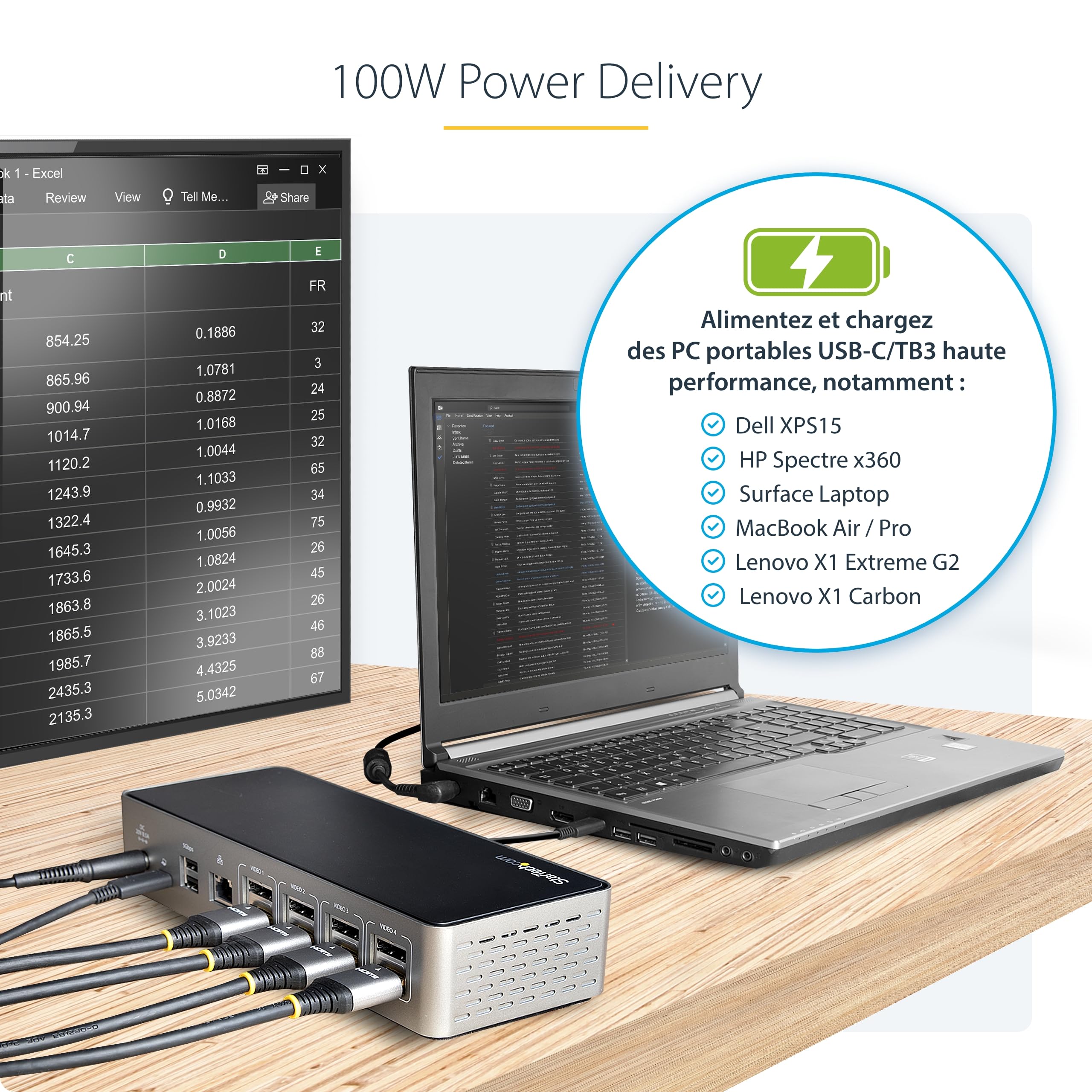 startech-com-st12mhdlan-station-d-accueil-usb-c-quad-4k-60hz-100w-gbe-pour-macbo image 5