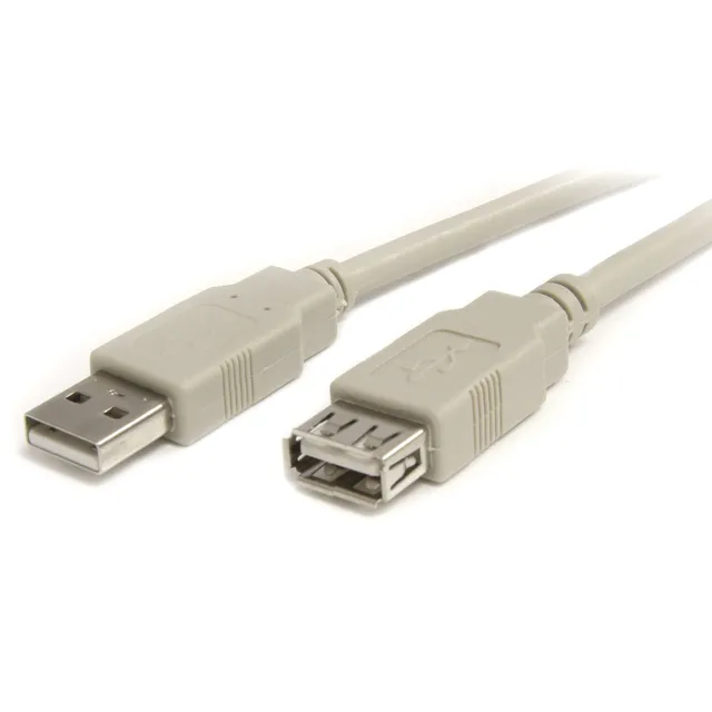 startech-com-usbextaa-6-rallonge-usb-2-0-a-m-f-1-8-m-beige image 1