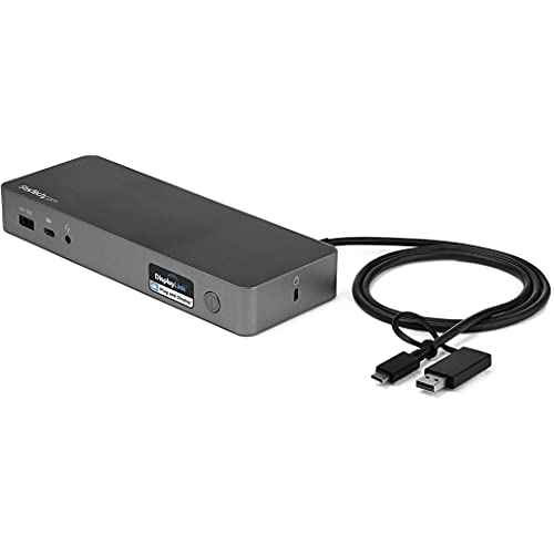 startech-com-station-d-accueil-hybride-usb-c-usb-a-double-4k-hdmi-dp-60w-gbe image 6