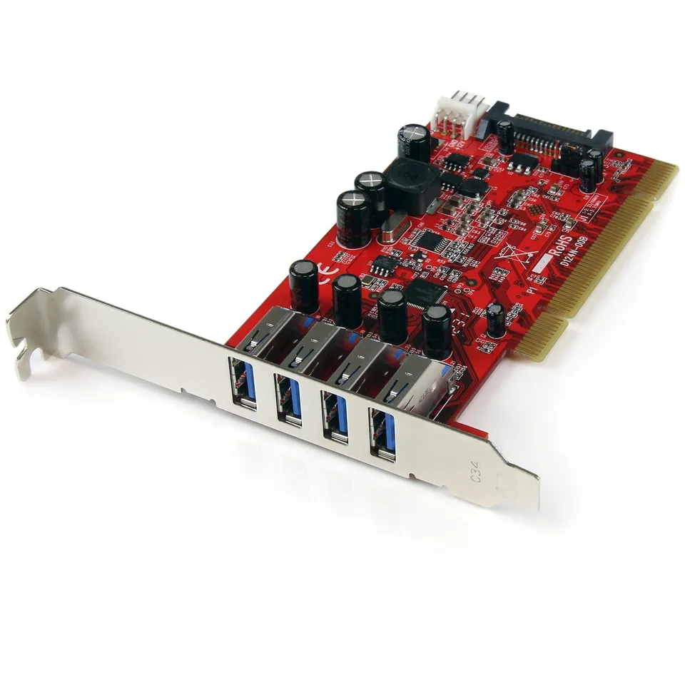 startech-com-pciusb3s4-carte-pci-4-ports-usb-3-0-5gbps-superspeed image 1