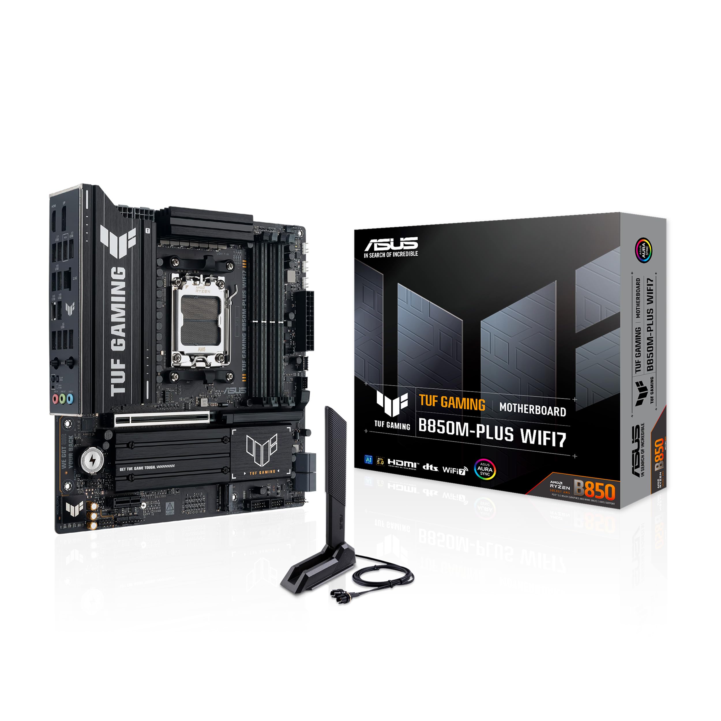 asus-rog-tuf-gaming-b850m-plus-wifi7-carte-m-re-micro-atx-socket-am5-amd-b850 image 1