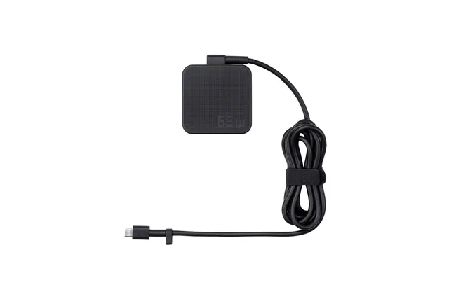 asus-rog-ac65-00-adaptateur-secteur-usb-c-65w-noir-version-eu image 1