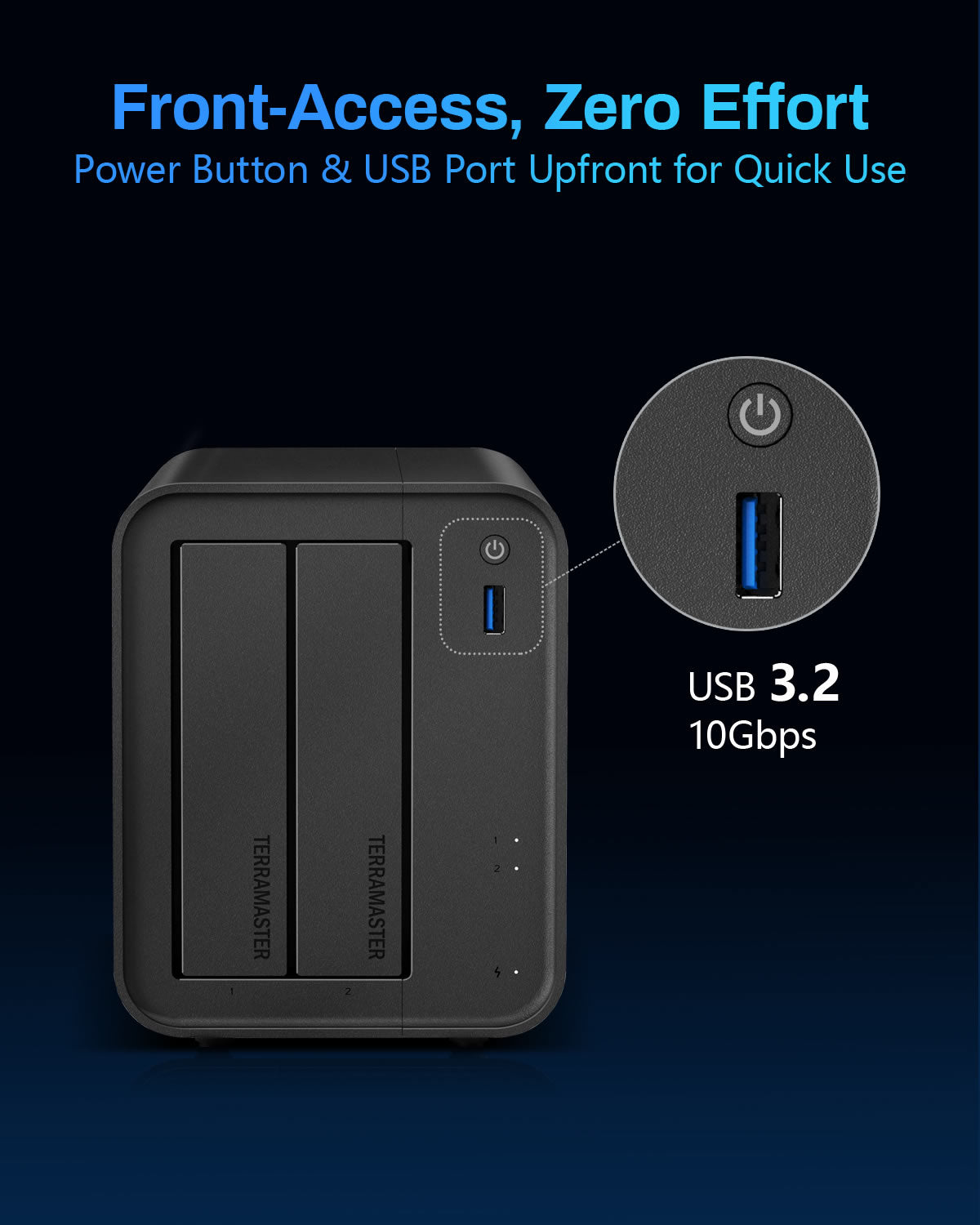 terramaster-f2-425-nas-2-baies-intel-quad-core-4k-2-5gbe-f2-series image 5