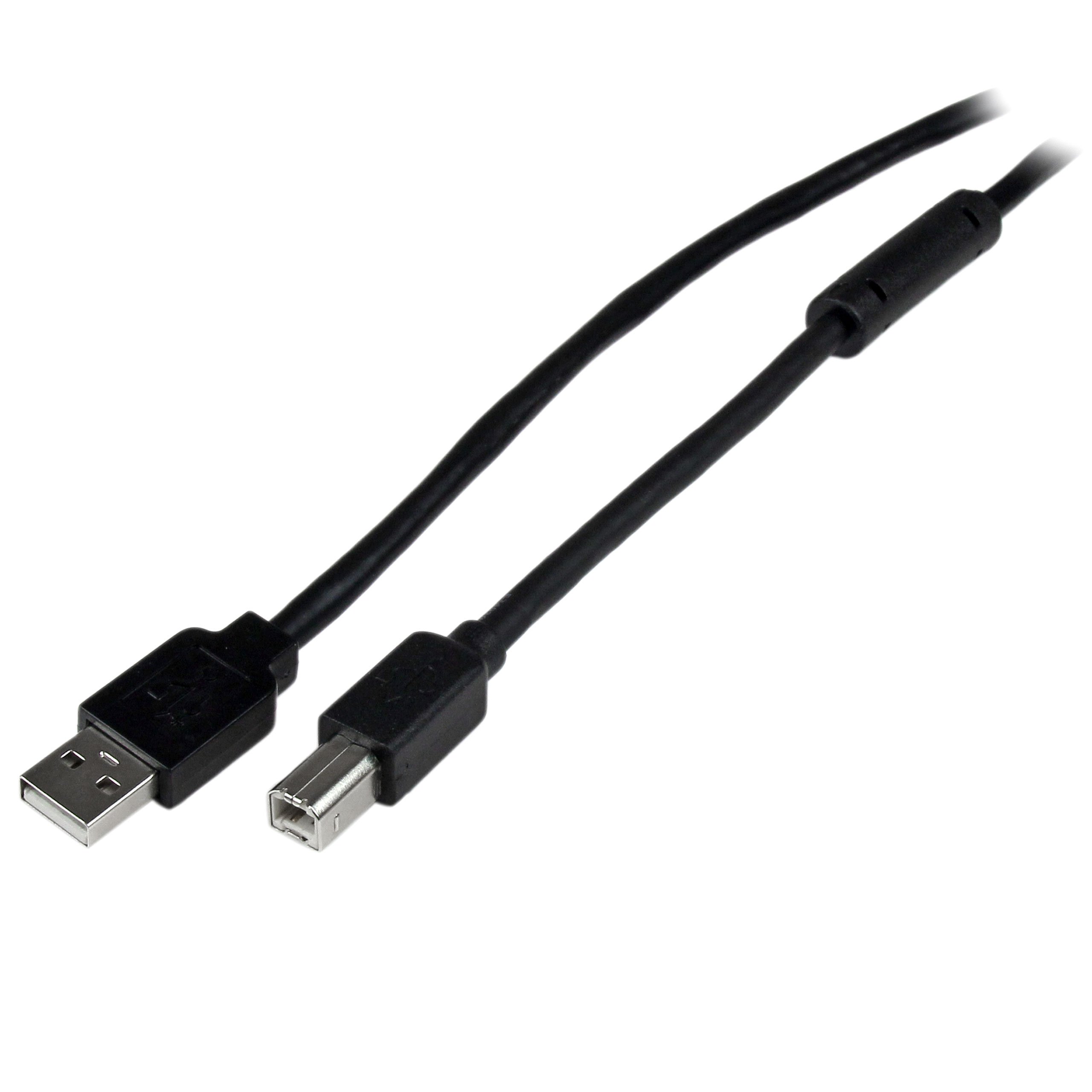 startech-com-usb2hab50ac-c-ble-usb-2-0-actif-15-m-usb-a-vers-usb-b-m-m-noir image 5