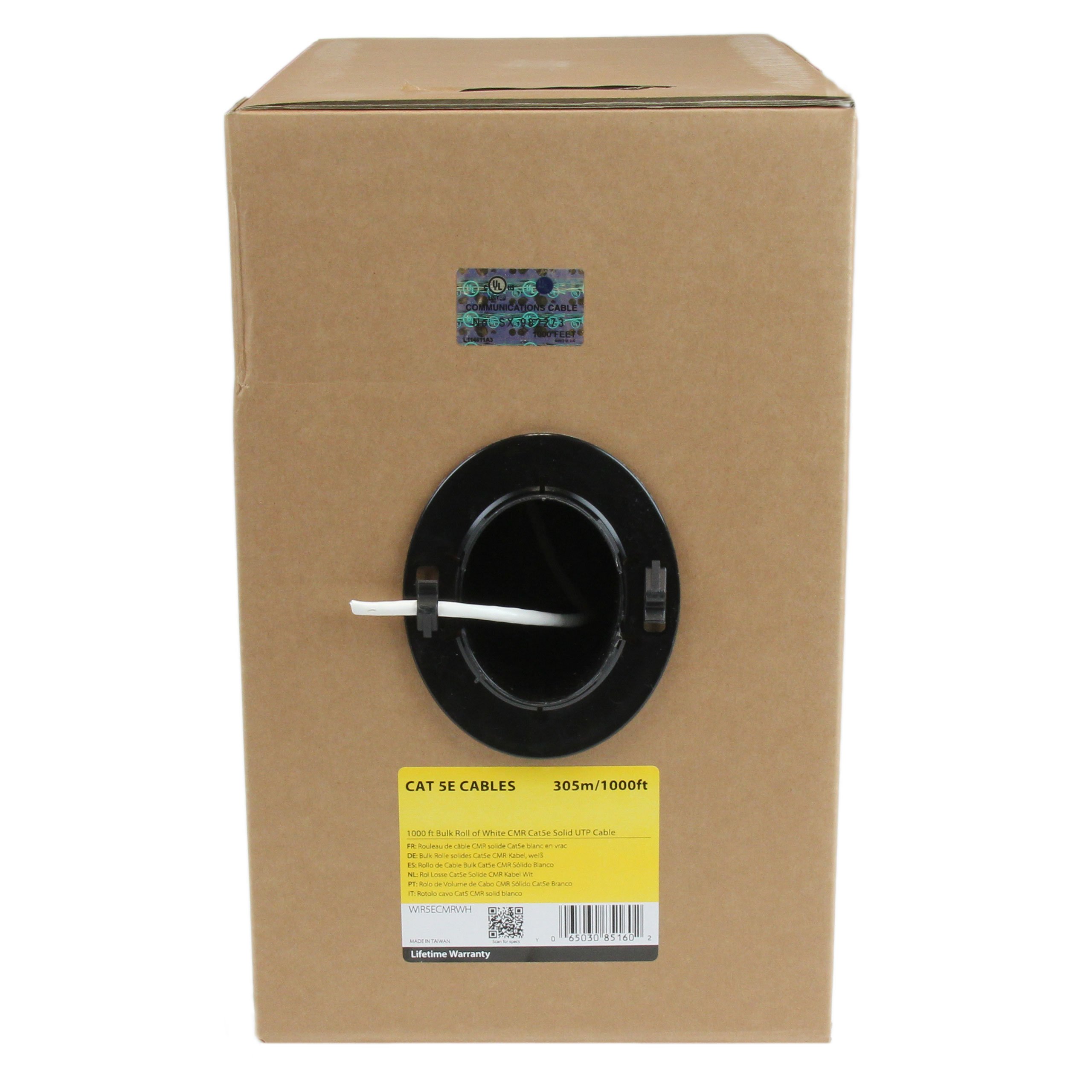 startech-com-c-ble-ethernet-cat-5e-en-vrac-304-8-m-solide-cmr-blanc image 2