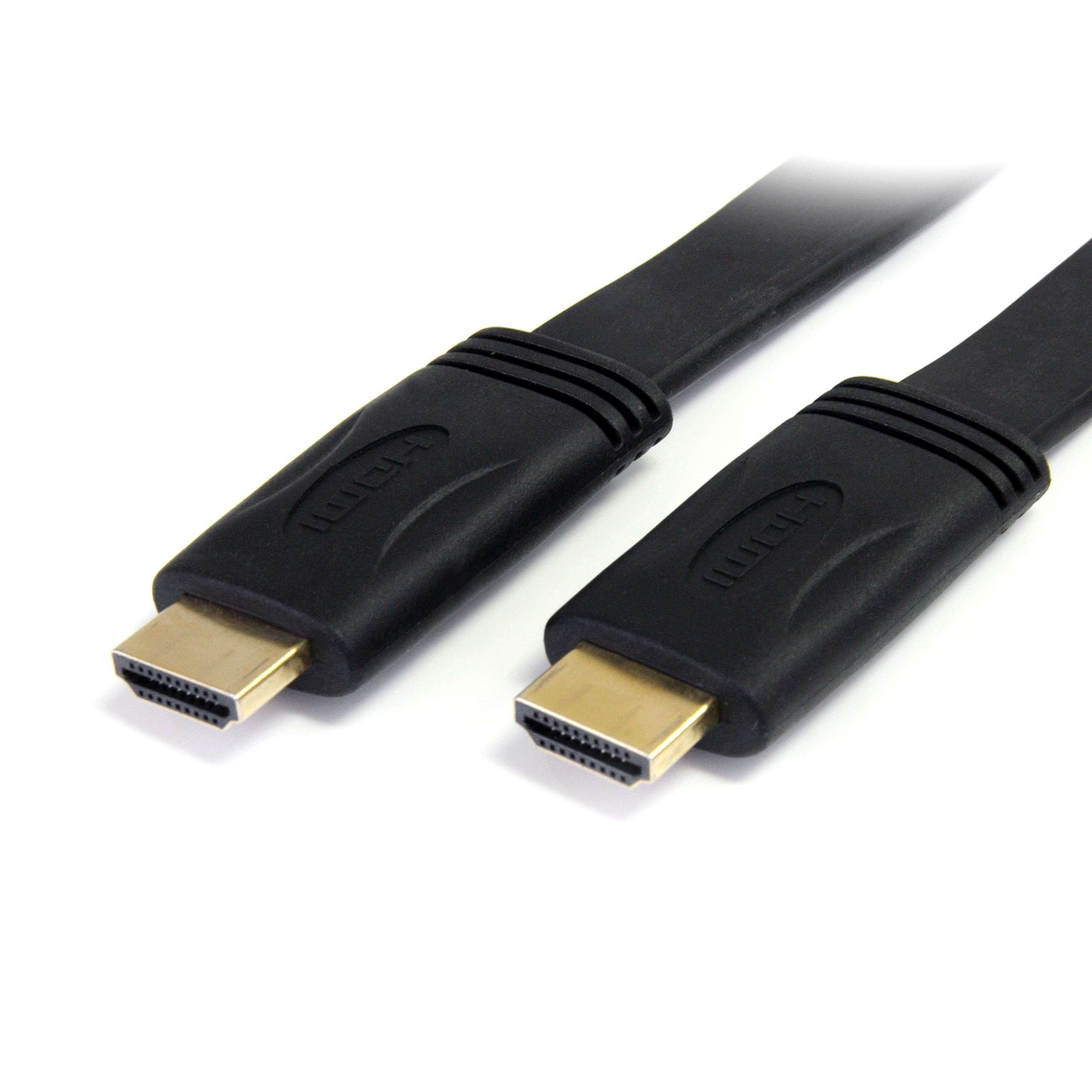 startech-com-hdmm5mfl-c-ble-hdmi-plat-5m-4k-m-le-m-le-noir image 1
