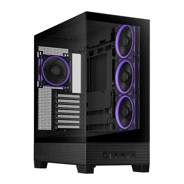 asus-a31-plus-tg-argb-black-bo-tier-atx-panoramique-4-ventilateurs image 1