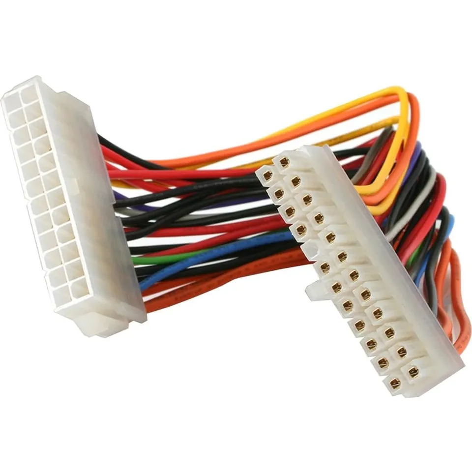 startech-com-c-ble-extension-alimentation-carte-m-re-atx-24-broches-20-cm image 1