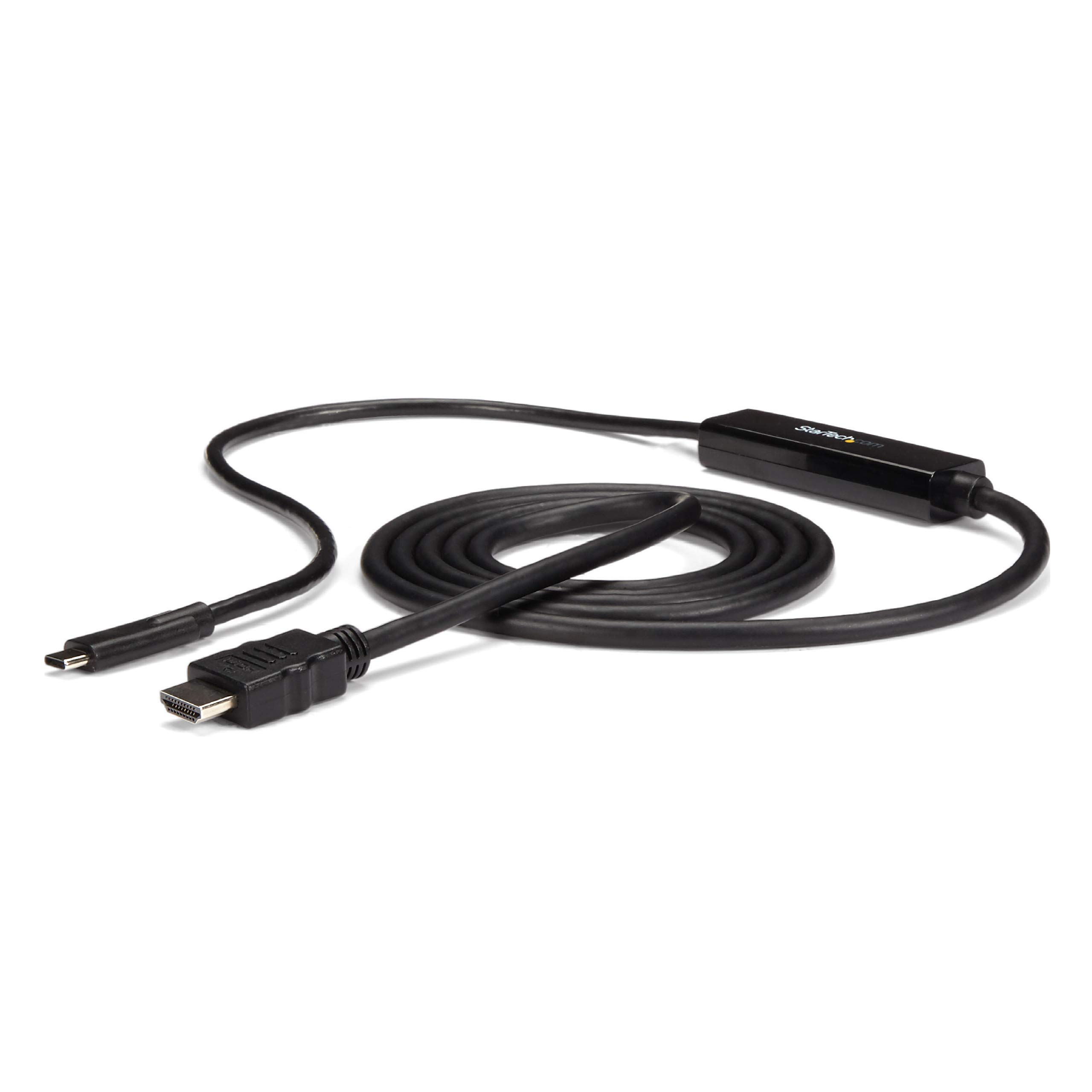 startech-com-c-ble-usb-c-vers-hdmi-2-0-1m-4k-60hz-blanc image 6