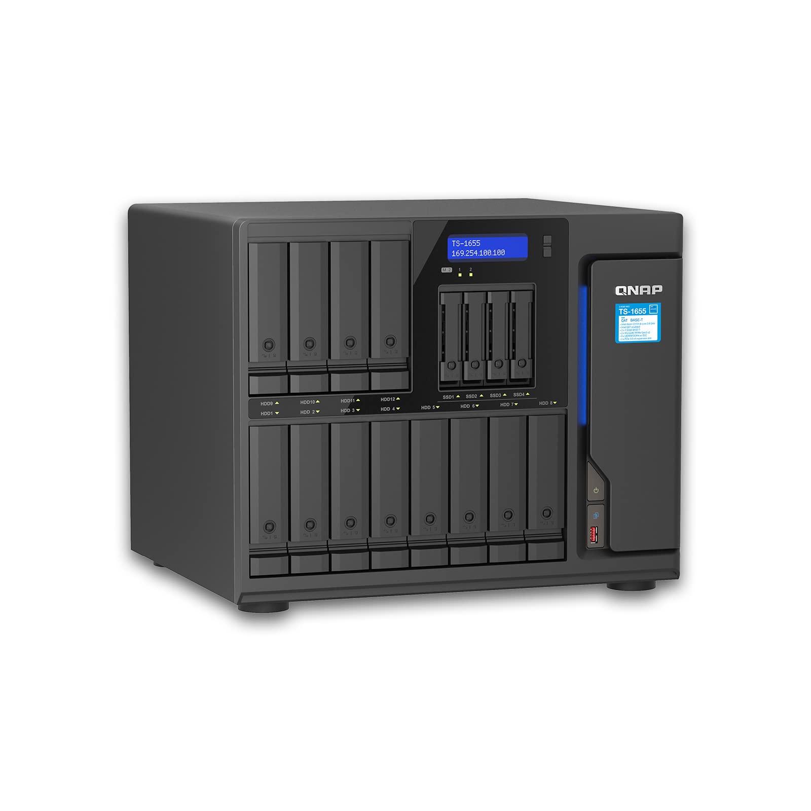 qnap-ts-1655-8g-nas-16-baies-2x-2-5gbe-m-2-nvme-pcie image 6