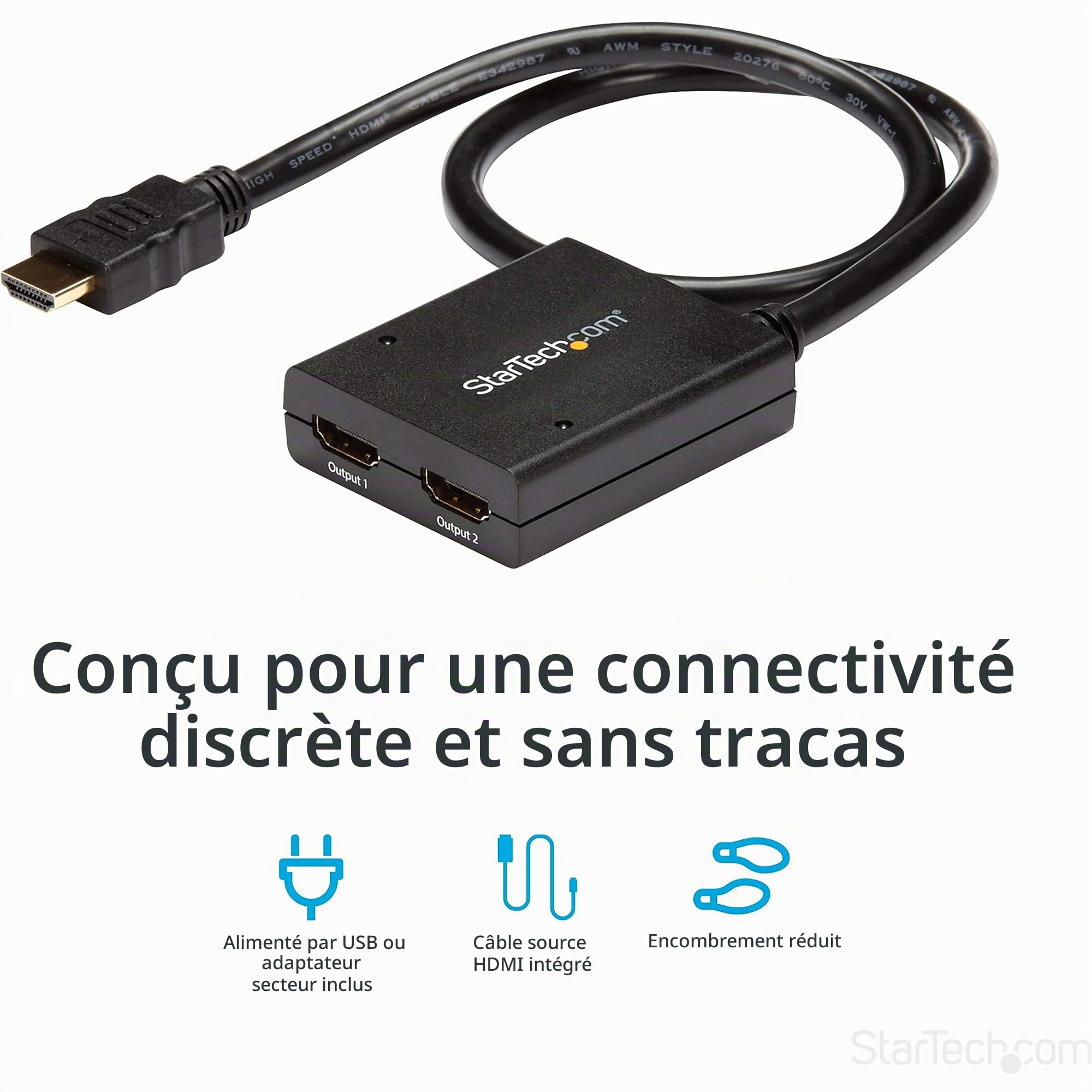 startech-com-st122hd4ku-r-partiteur-hdmi-1-vers-2-4k-30hz image 5