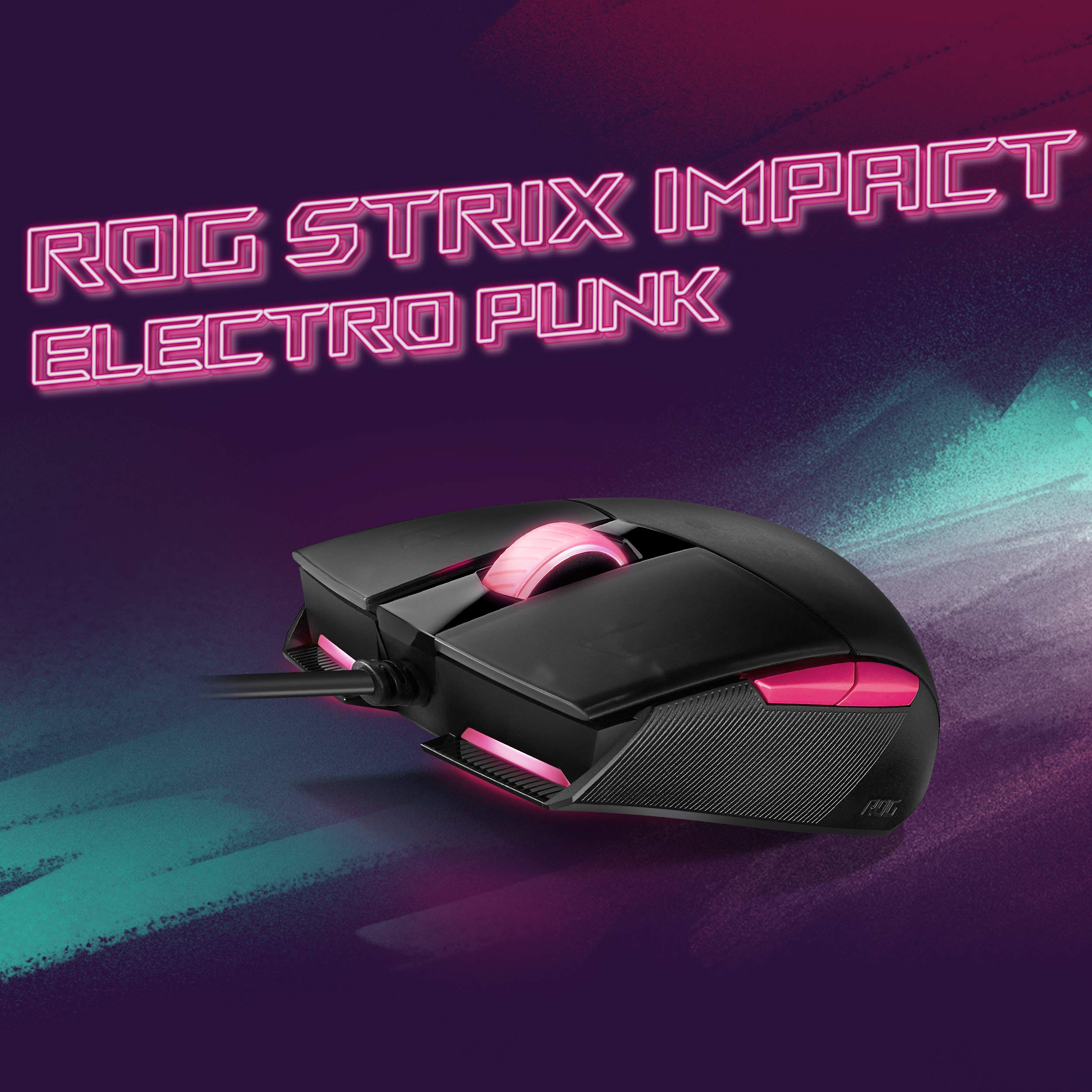 asus-rog-strix-impact-ii-electro-punk-souris-gaming-6200-dpi image 2