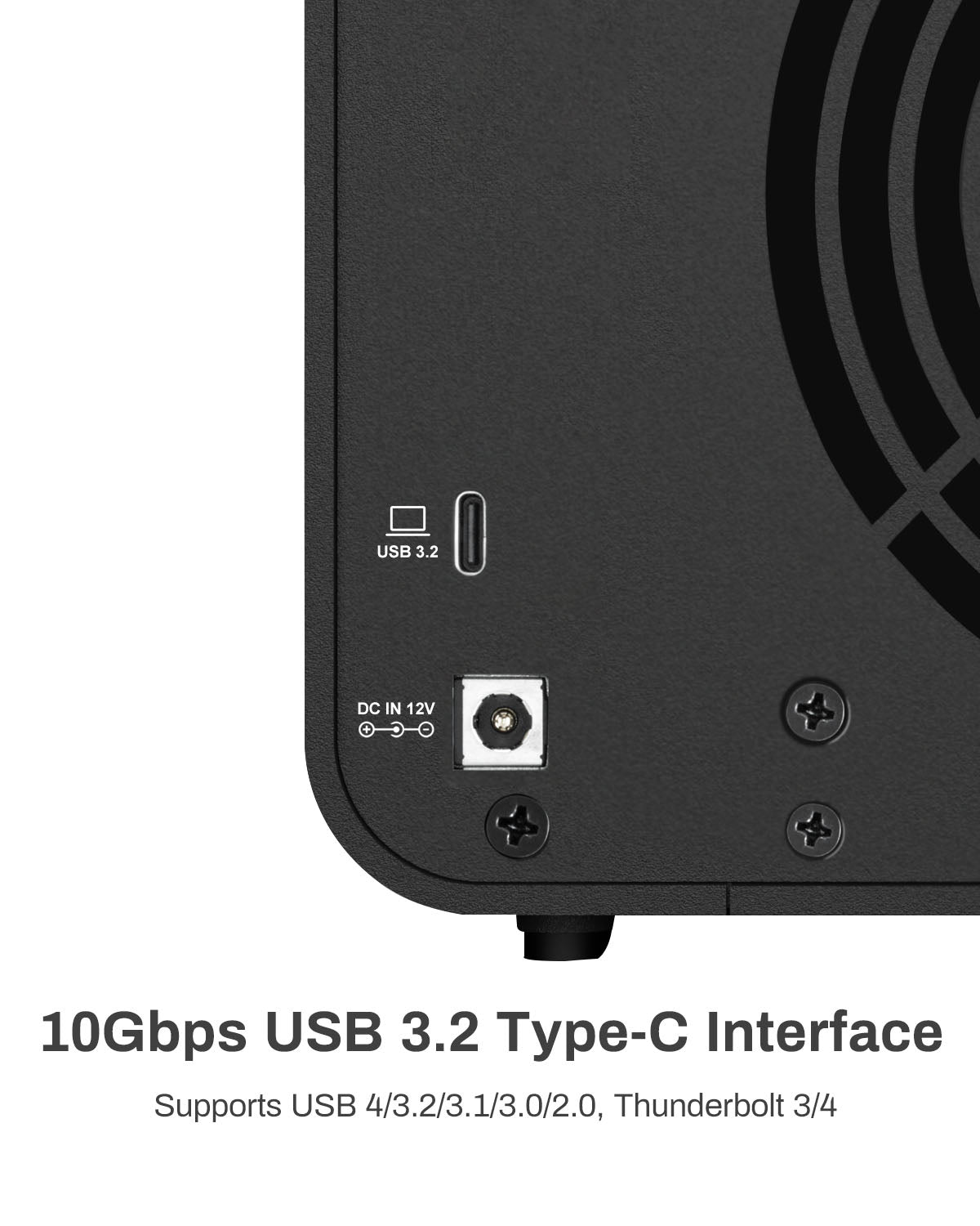 terramaster-d4-320-bo-tier-das-4-baies-usb-3-2-gen2-10-gbit-s-jusqu-120-to image 3