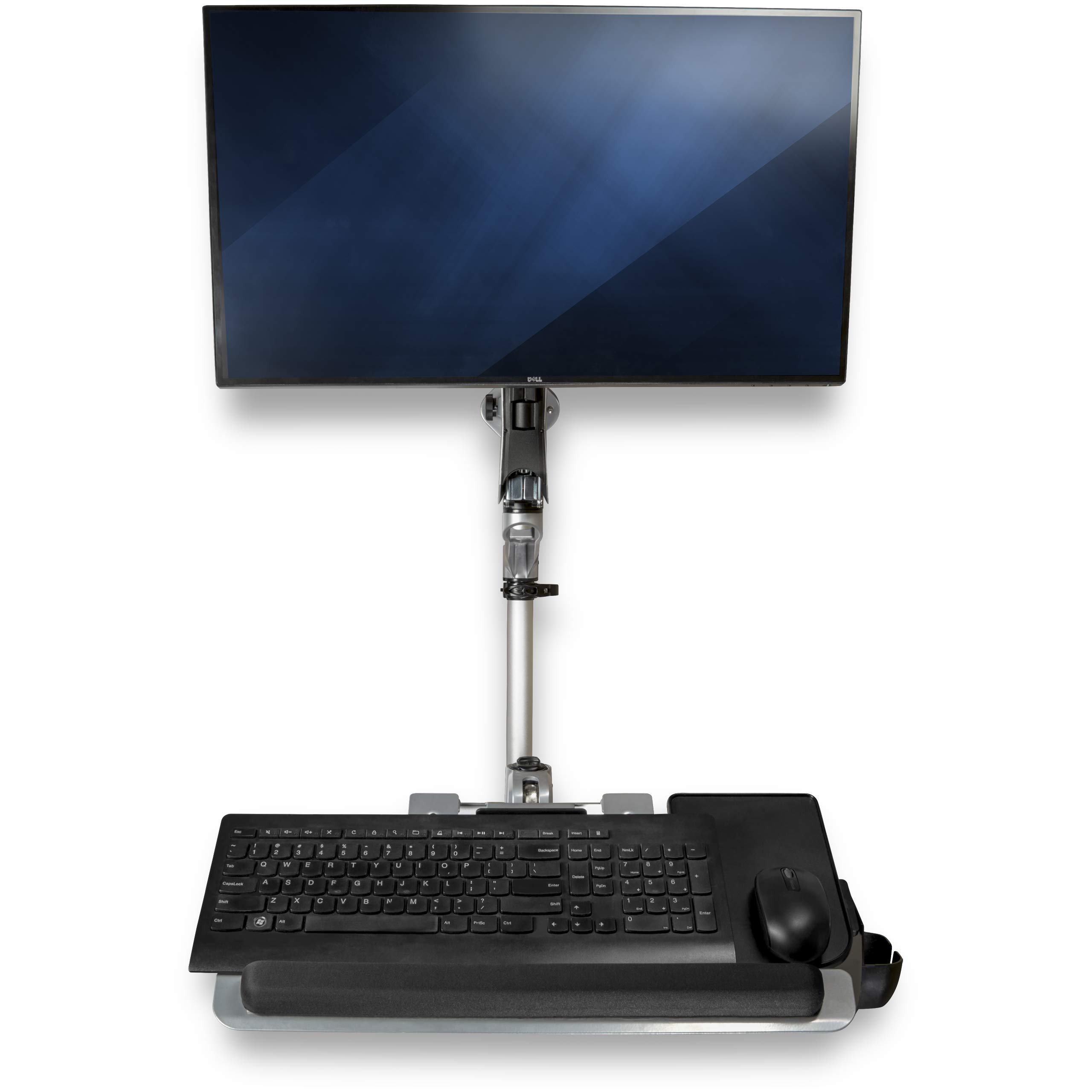startech-com-poste-de-travail-ergonomique-mural-bras-cran-34-vesa-plateau-clavie image 5
