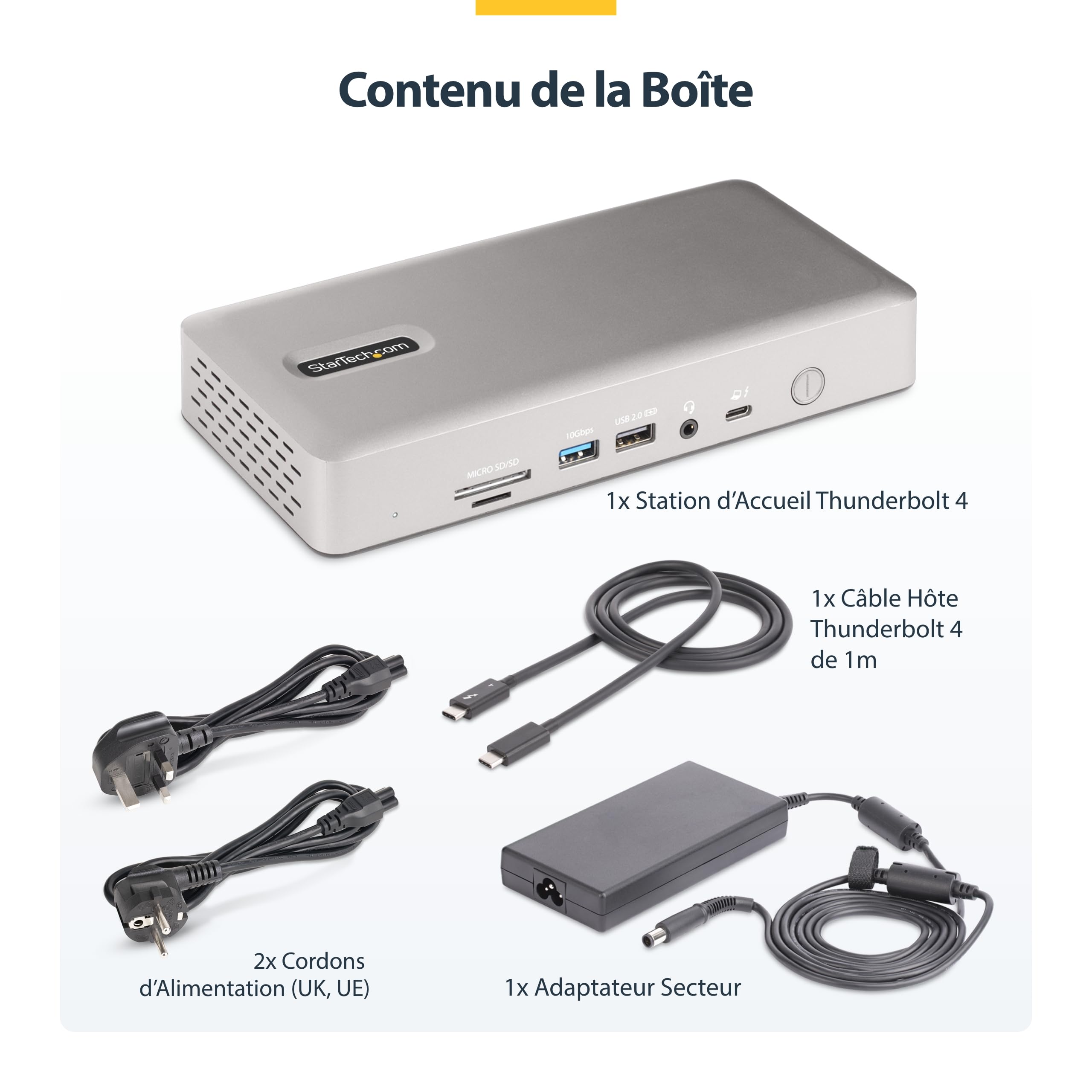 startech-com-dock-thunderbolt-4-usb4-16-ports-quad-4k-100w image 7