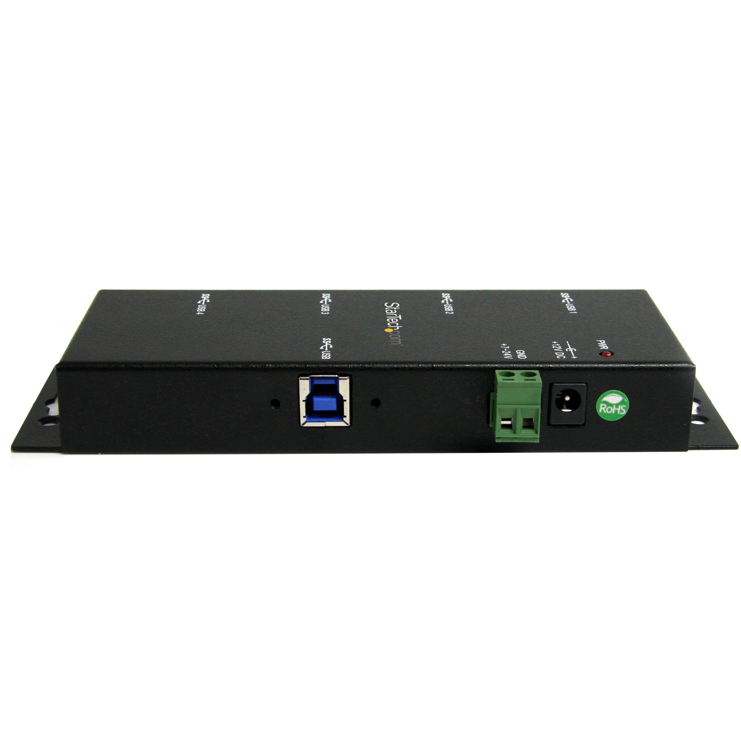 startech-com-st4300usbm-hub-industriel-usb-3-0-4-ports-5-gbps-m-tal-montable image 3
