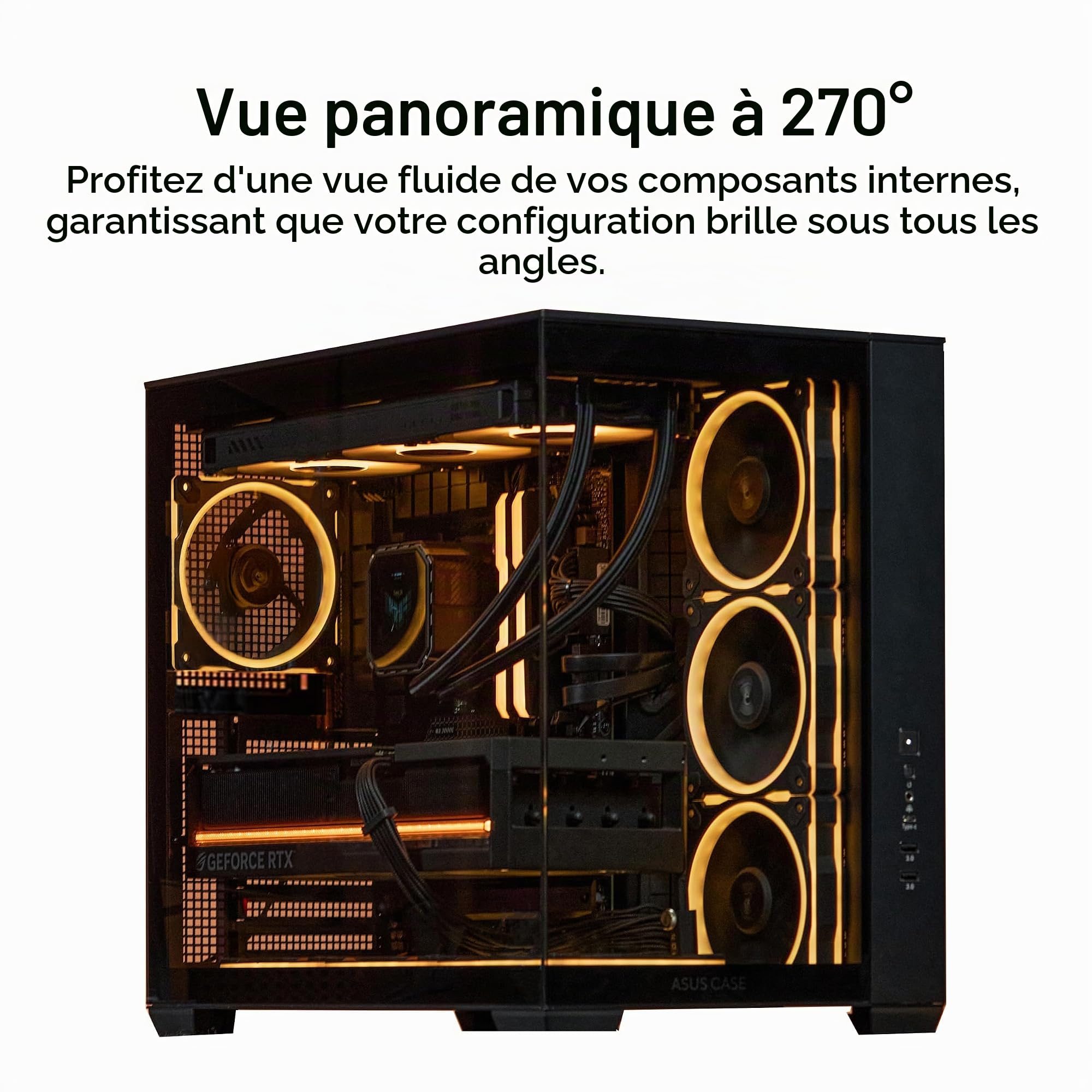 asus-a32-plus-atx-bo-tier-double-chambre-verre-tremp-360mm-420mm-4-ventilateurs- image 2