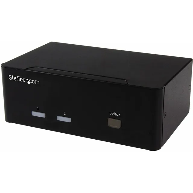 startech-com-switch-kvm-vga-2-ports-double-cran-avec-hub-usb-2-0-et-audio image 1