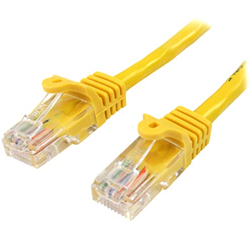 startech-com-45pat1myl-c-ble-ethernet-cat5e-1-m-rj45-m-m-jaune image 3