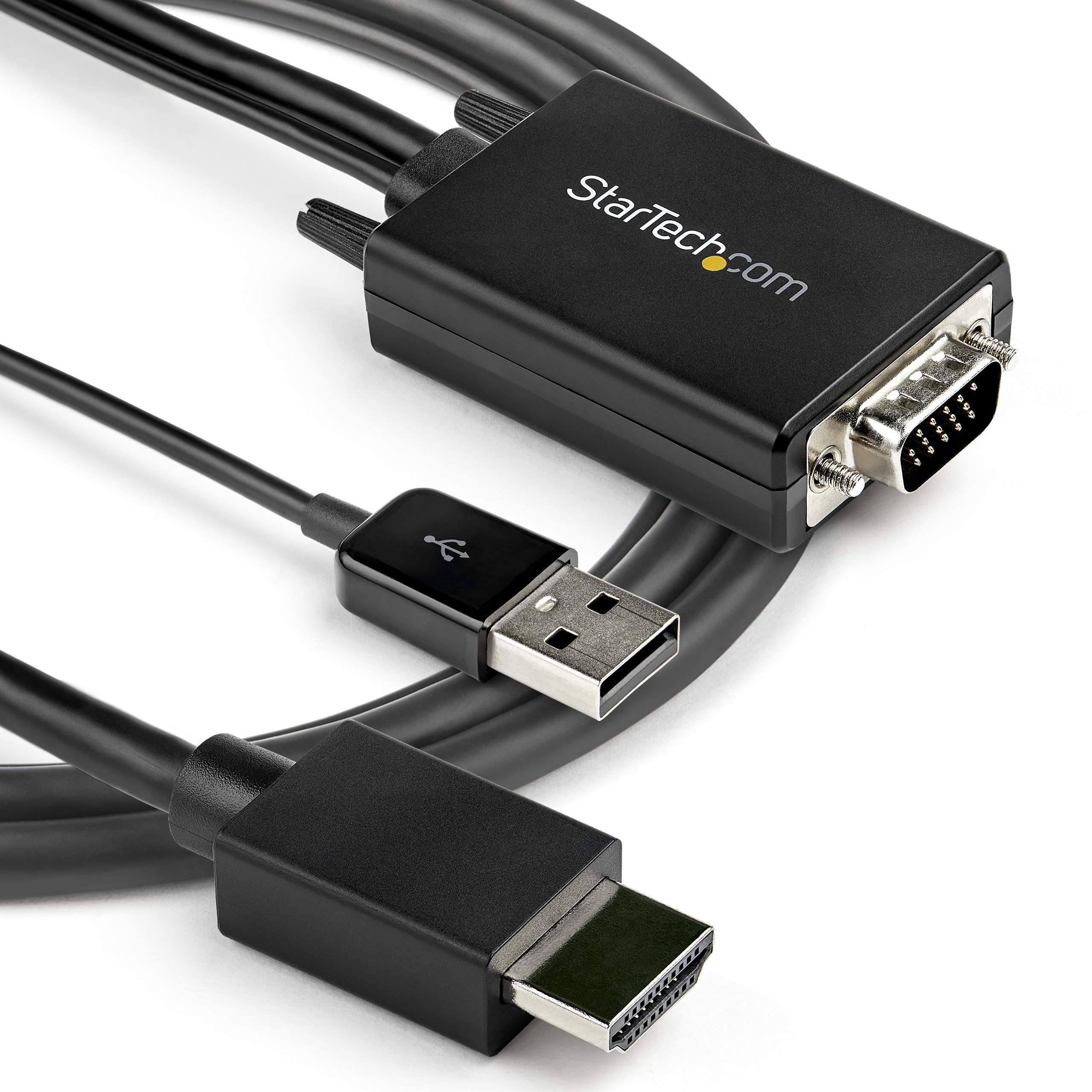 startech-com-vga2hdmm10-adaptateur-vga-vers-hdmi-1080p-3-m-avec-audio-usb-noir image 6