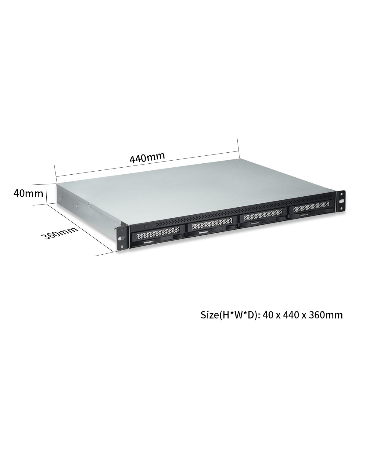 terramaster-u4-423-nas-rackmount-1u-4-baies-n5095-2-5gbe-88to image 3