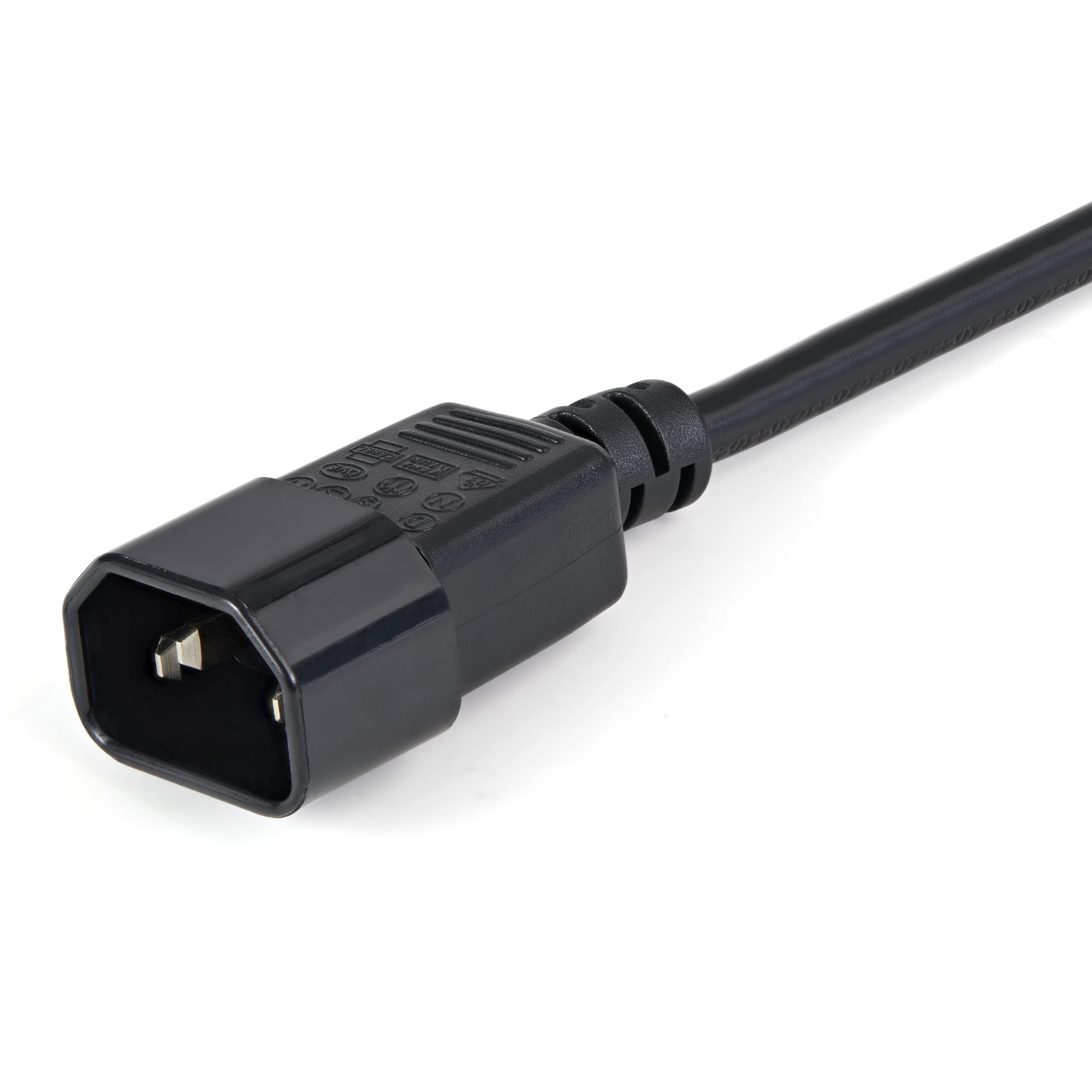 startech-com-pxt1001m-c-ble-d-extension-d-alimentation-c13-vers-c14-1-m image 2