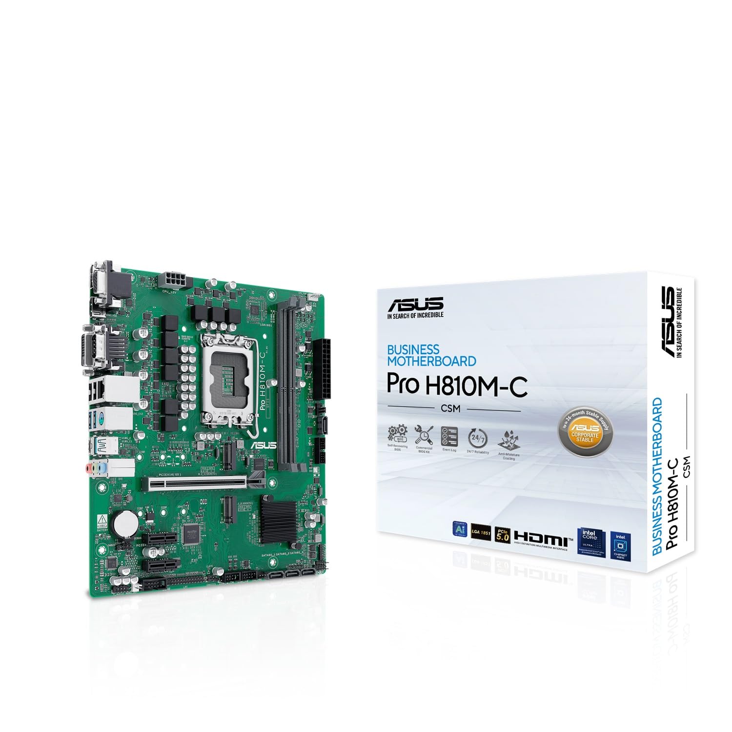 asus-pro-h810m-c-csm-carte-m-re-micro-atx-intel-lga-1851-ddr5 image 1