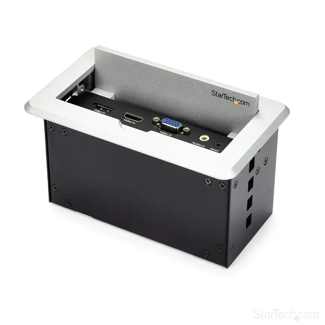startech-com-box4hdecp2-bo-tier-de-connexion-table-de-r-union-hdmi-displayport-v image 1