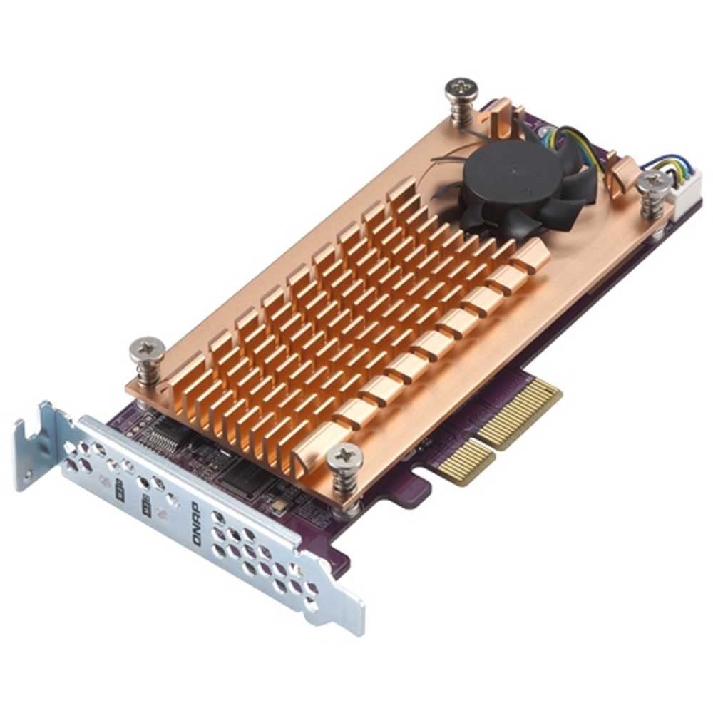 qnap-qm2-2s-220a-carte-extension-dual-m-2-sata-ssd-pcie-2-0-pour-nas image 2