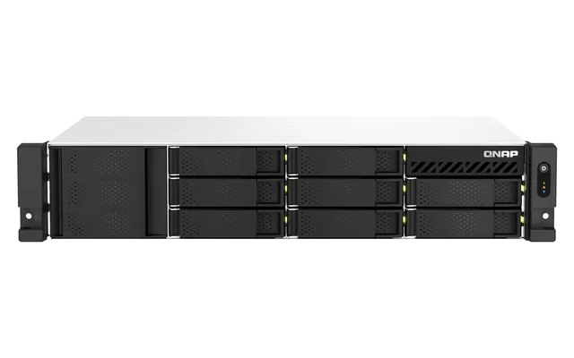 qnap-ts-864eu-nas-rackable-8-baies-sata-8-go-ram-2-5gbe-raid image 1