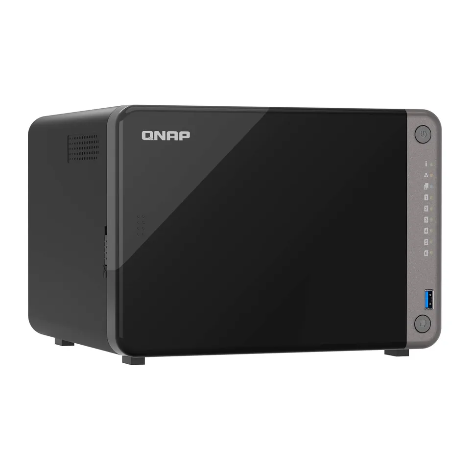 qnap-ts-ai642-serveur-nas-6-baies-sata-6gb-s-arm-8-core-8go-2-5gbe-2x-gbe-pcie-g image 1