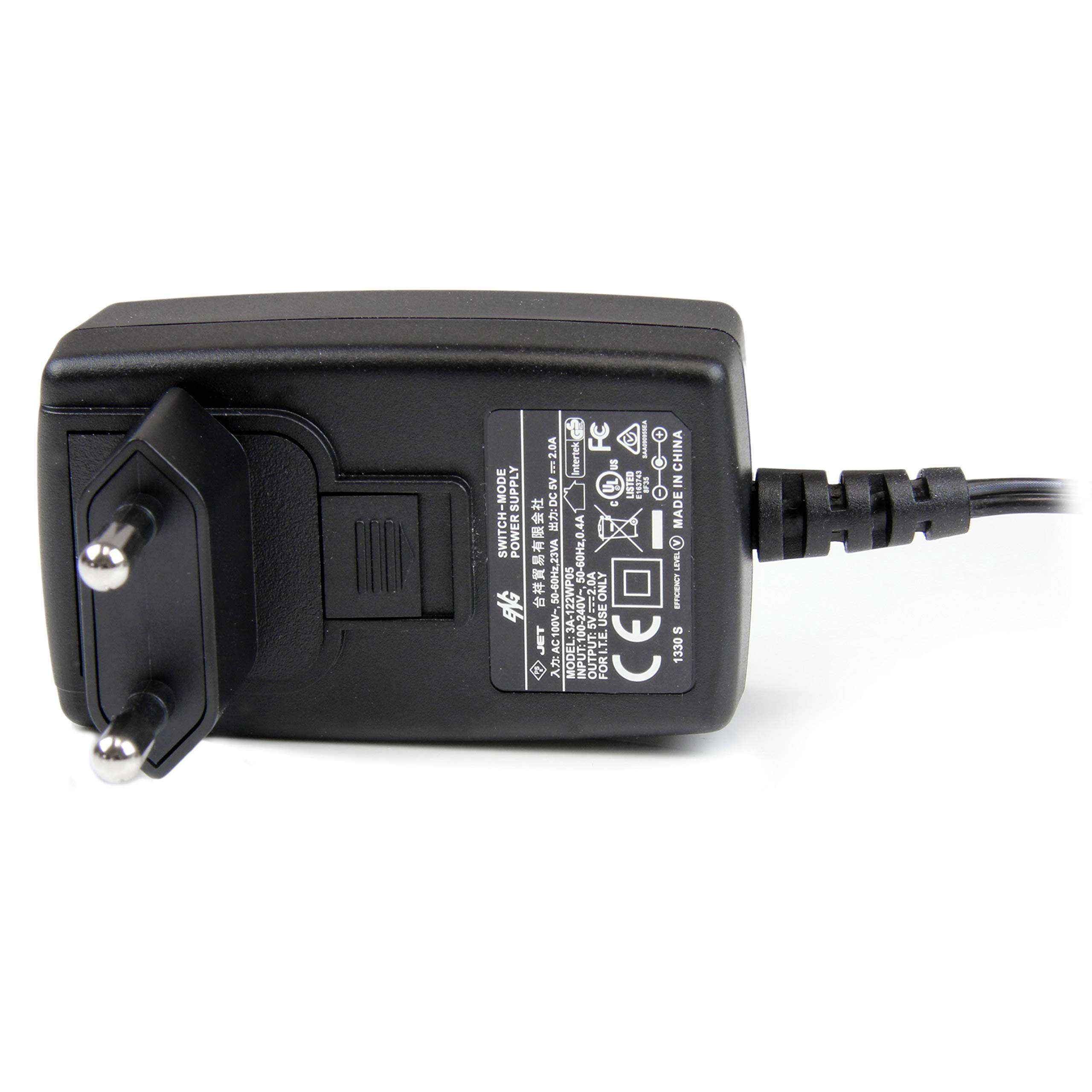 startech-com-svusbpowereu-adaptateur-secteur-5v-2a-ue-pour-kvm-sv231usb-sv431usb image 2