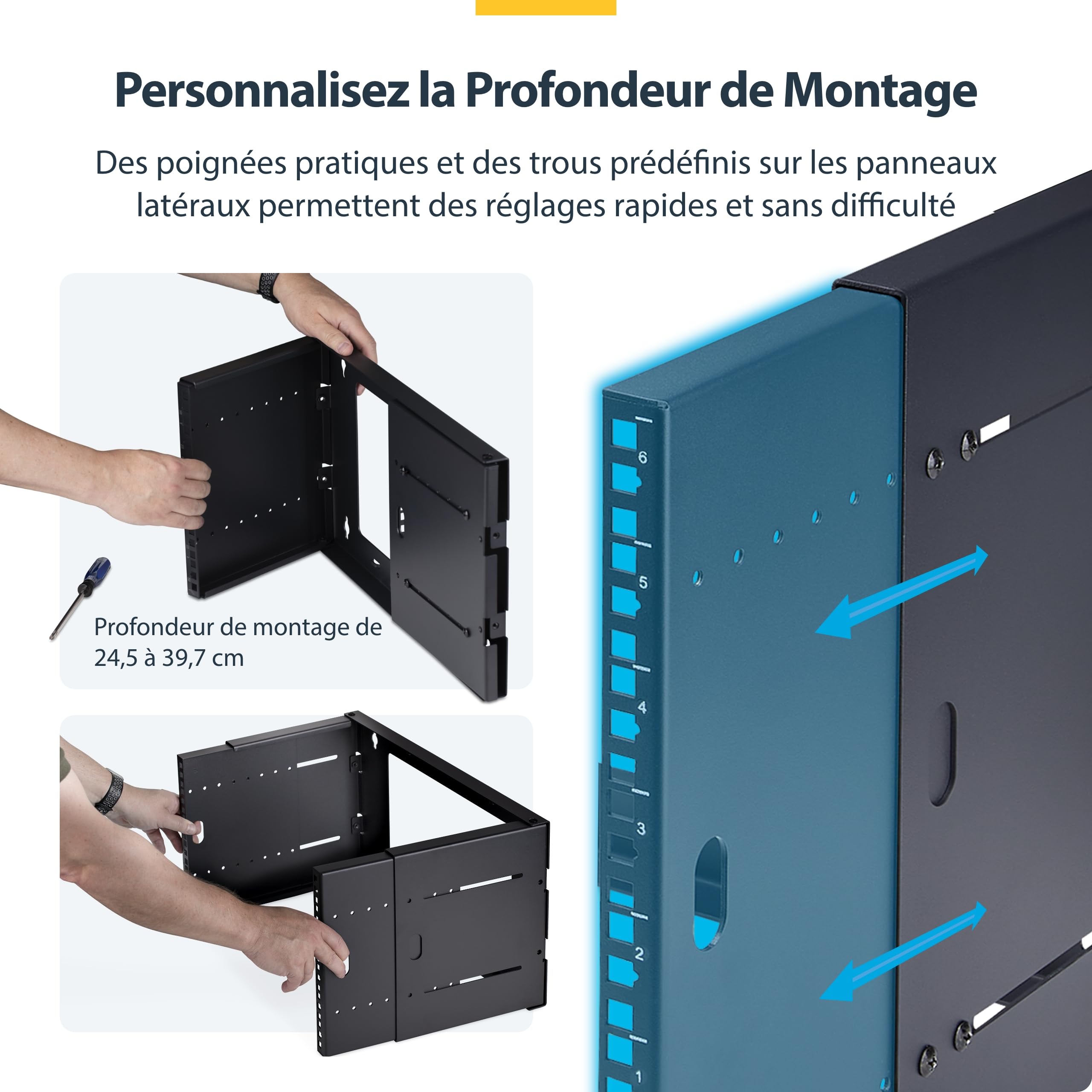 startech-com-rack-mural-6u-2-montants-19-r-glable-40-cm-ouvert-noir image 3