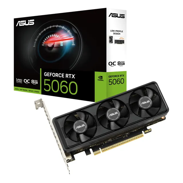 asus-rog-geforce-rtx-5060-lp-brk-oc-edition-8-go-gddr7-carte-graphique-low-profi image 1