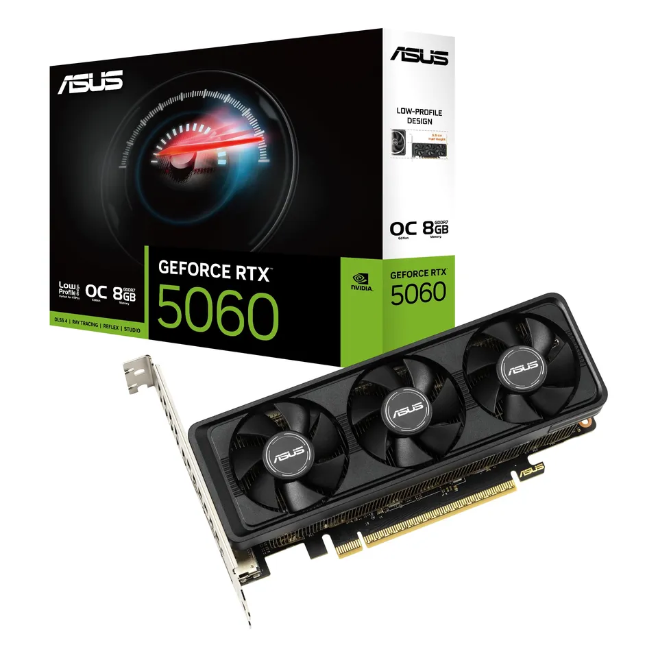 asus-rog-geforce-rtx-5060-lp-brk-oc-edition-8-go-gddr7-carte-graphique-low-profi image 1