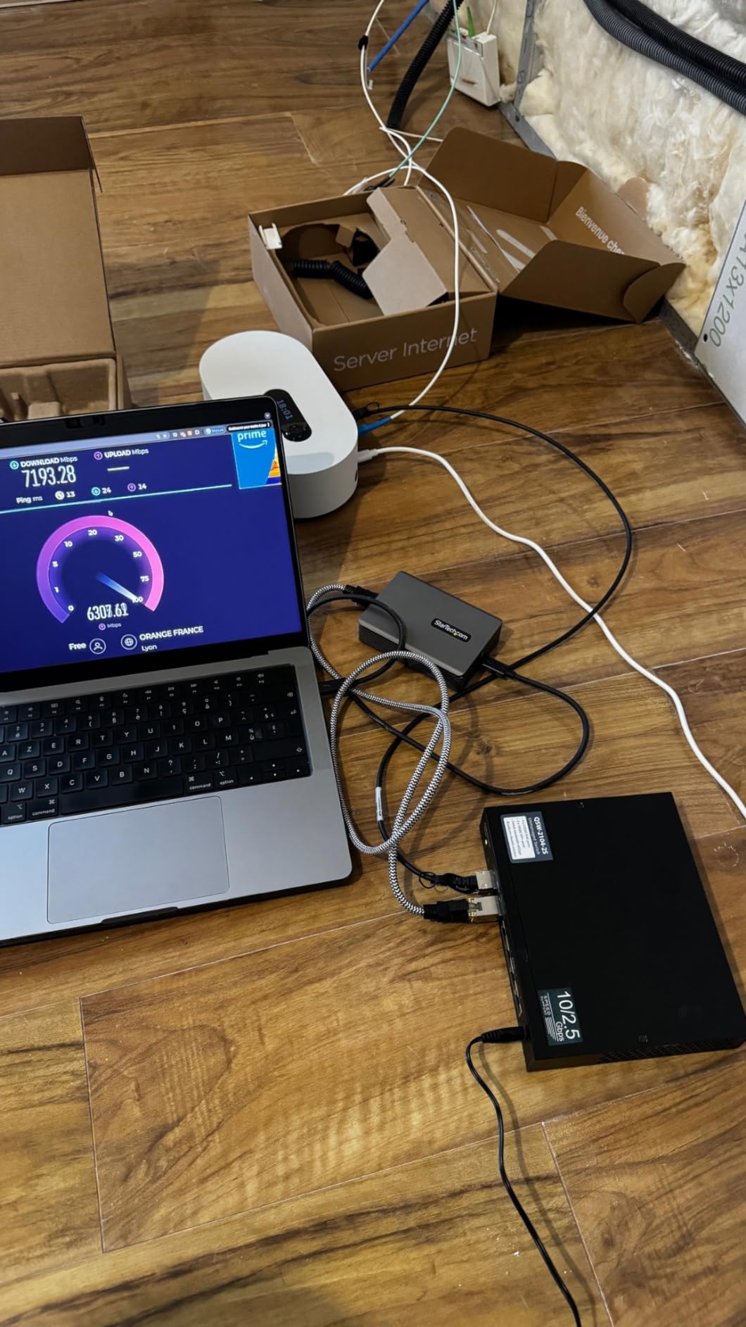 10 Gb/s réels
