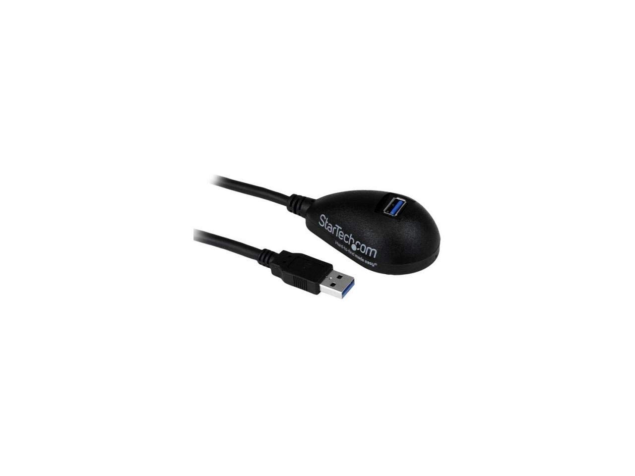 startech-com-usb3sext5dkb-rallonge-usb-3-2-gen1-5gbps-usb-a-m-f-1-5-m-noire image 1