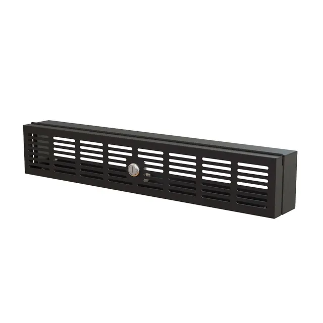 startech-com-rkseclk2u-couvercle-de-s-curit-charni-re-rack-19-2u-ventil image 1