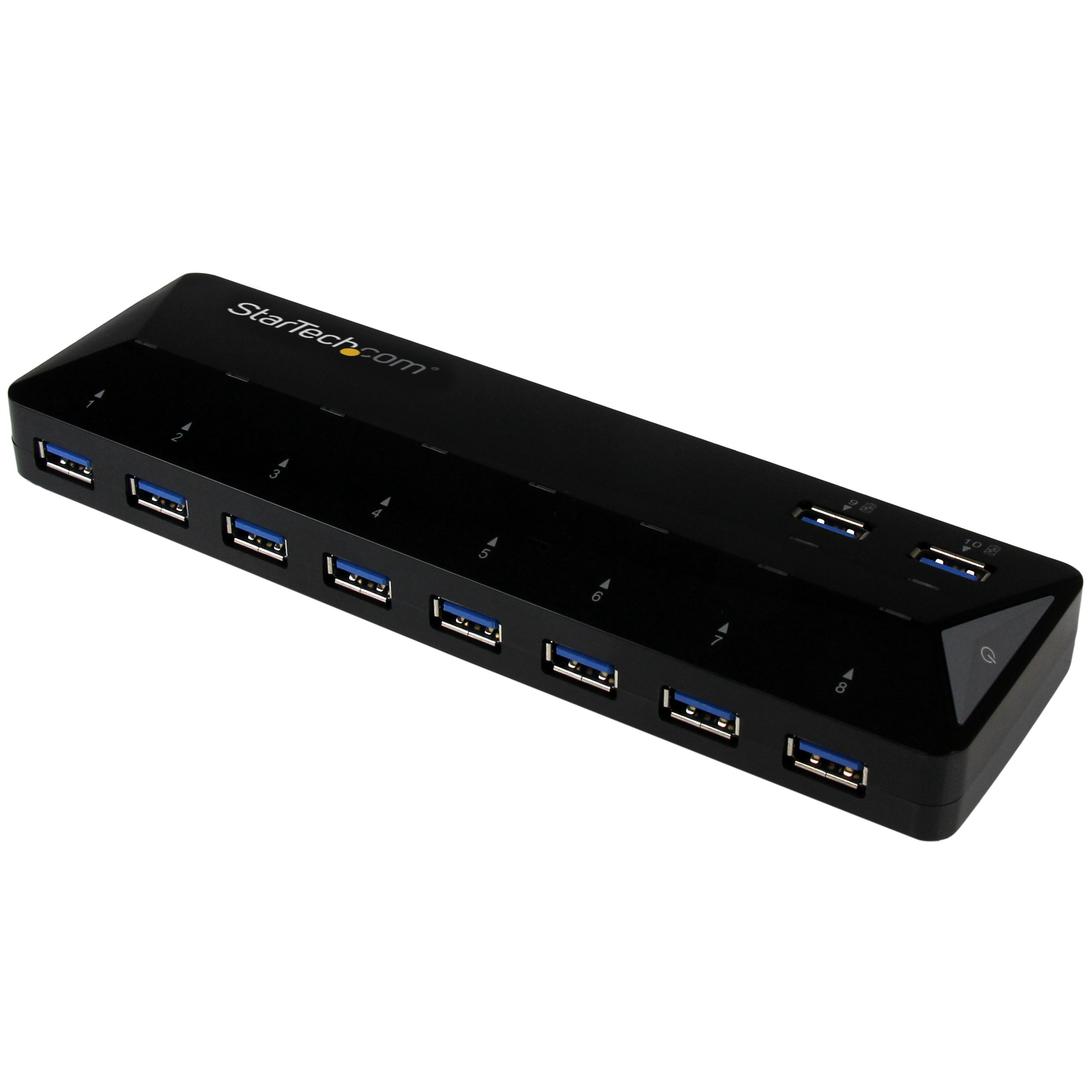startech-com-hub-usb-a-10-ports-5gbps-2-ports-charge-rapide-st103008u2c image 1
